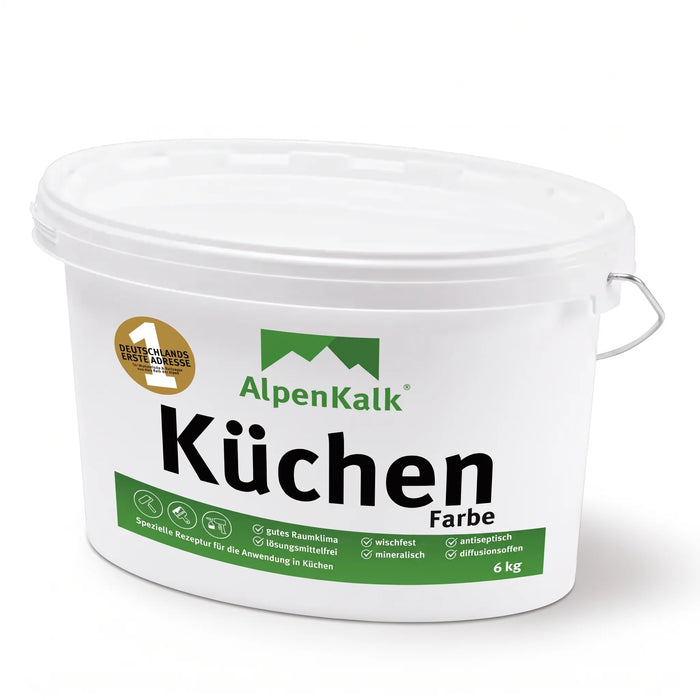 Küchenfarbe - Kalkfarbe 6 kg  / ca. 25 m²
