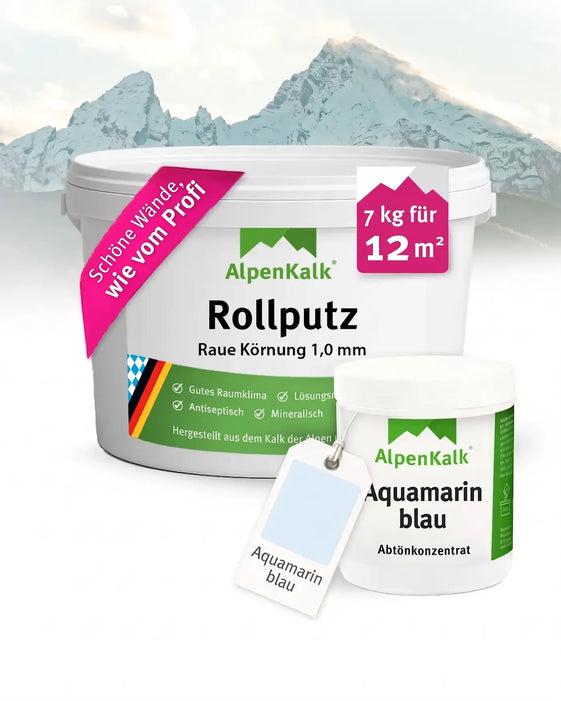Rollputz RAU 7 kg Aquamarin-Blau