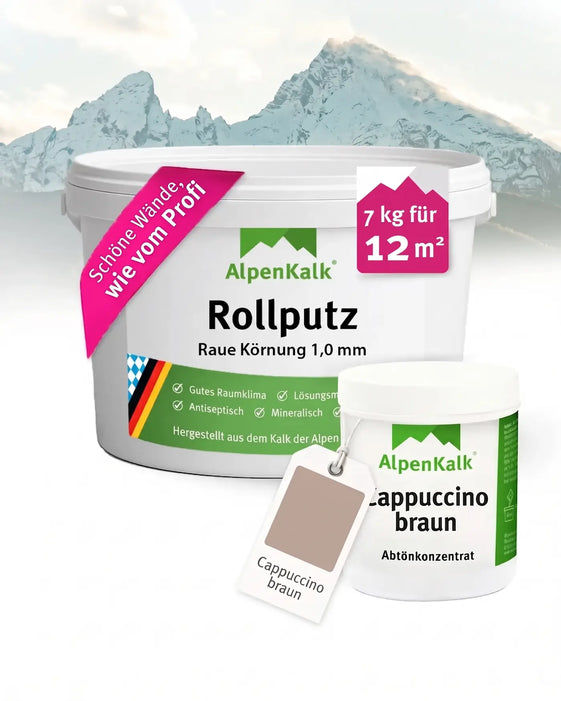 Rollputz RAU 7 kg Cappuccino-Braun