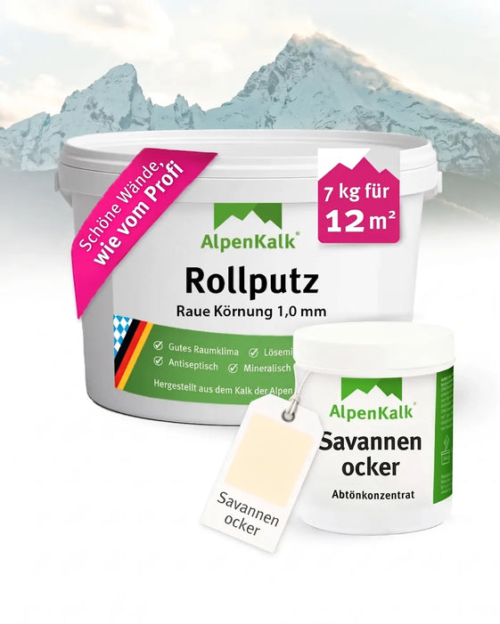 Rollputz RAU 7 kg Savannen-Ocker